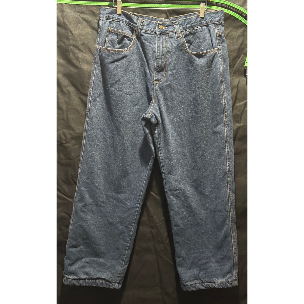 Size 38 x 32 - Smiths Workwear Insulated Work Denim Straight Leg
